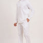 Men’s White Co-ords set Classic Comfort in a Luxe Linen Blend - Adam Spirit