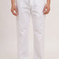 Men’s White Co-ords set Classic Comfort in a Luxe Linen Blend - Adam Spirit