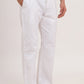 Men’s White Co-ords set Classic Comfort in a Luxe Linen Blend - Adam Spirit
