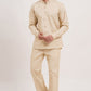 Men’s Beige Co-ords set Modern Comfort Meets Timeless Elegance - Adam Spirit