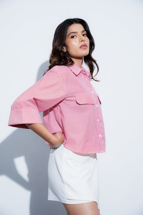 Boxy Striped Shirt