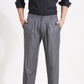 The Charcoal Standard Pleated Trousers for the Modern Gentleman - Adam Spirit