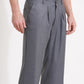 The Charcoal Standard Pleated Trousers for the Modern Gentleman - Adam Spirit