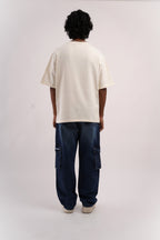 Unisex Six Pocket Ink Blue Denim Main Character