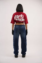 Unisex Six Pocket Ink Blue Denim Main Character