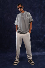 Smoke Screen Grey Oversized Tee