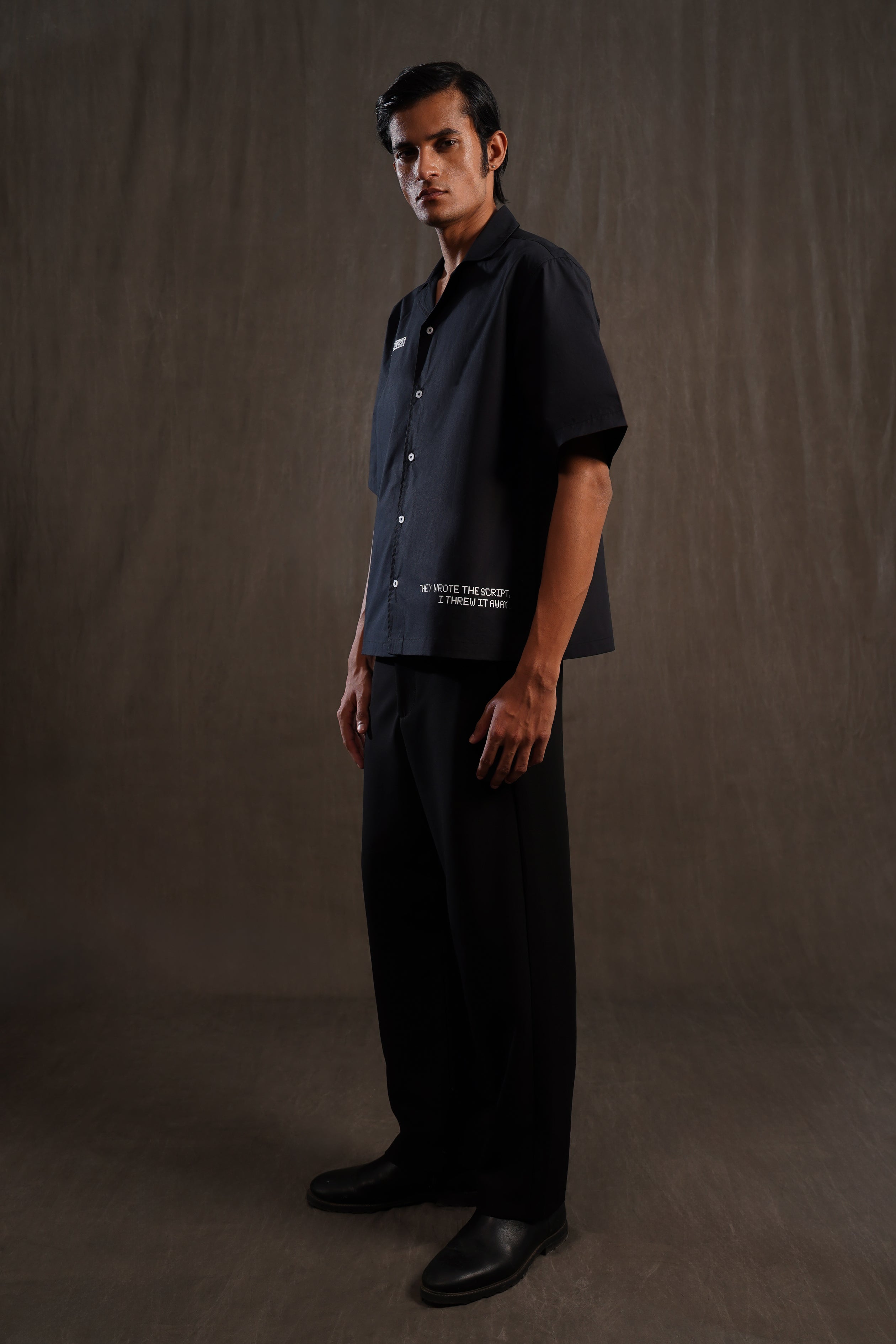 Typography Relaxed Shirt