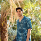 Beach Tiger - Silk - Hawaiin Collar OS Shirt For Men