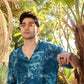 Beach Tiger - Silk - Hawaiin Collar OS Shirt For Men