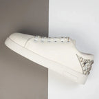 The Lexi White Luxury Embellished Trainer Rettrose