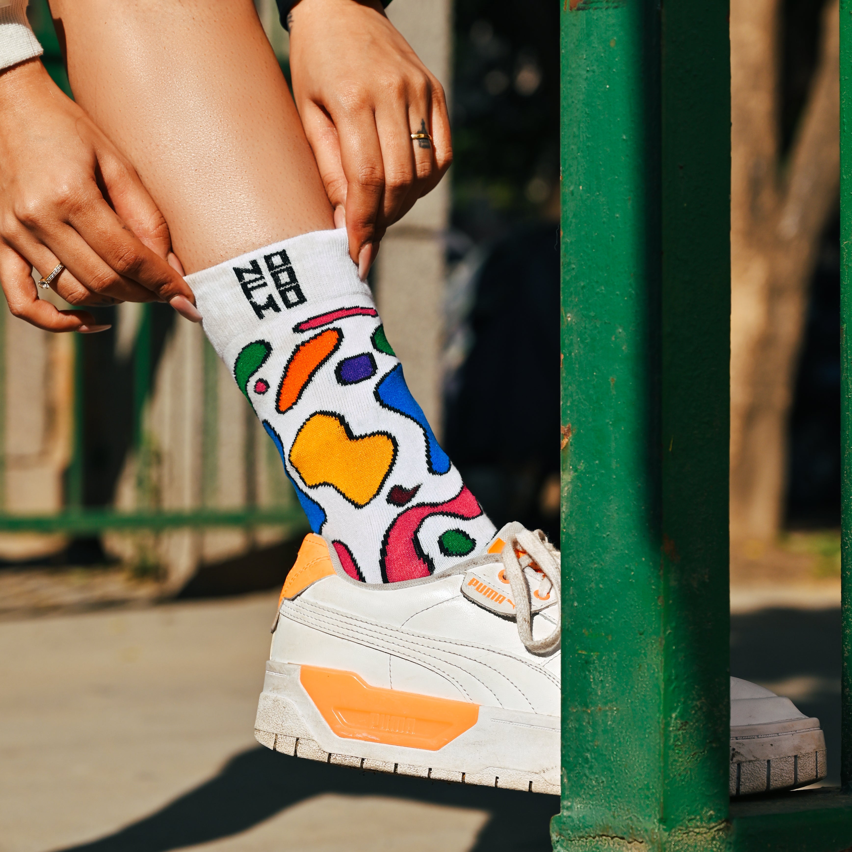 Colour Blast - Crew Length Socks NOFOMO