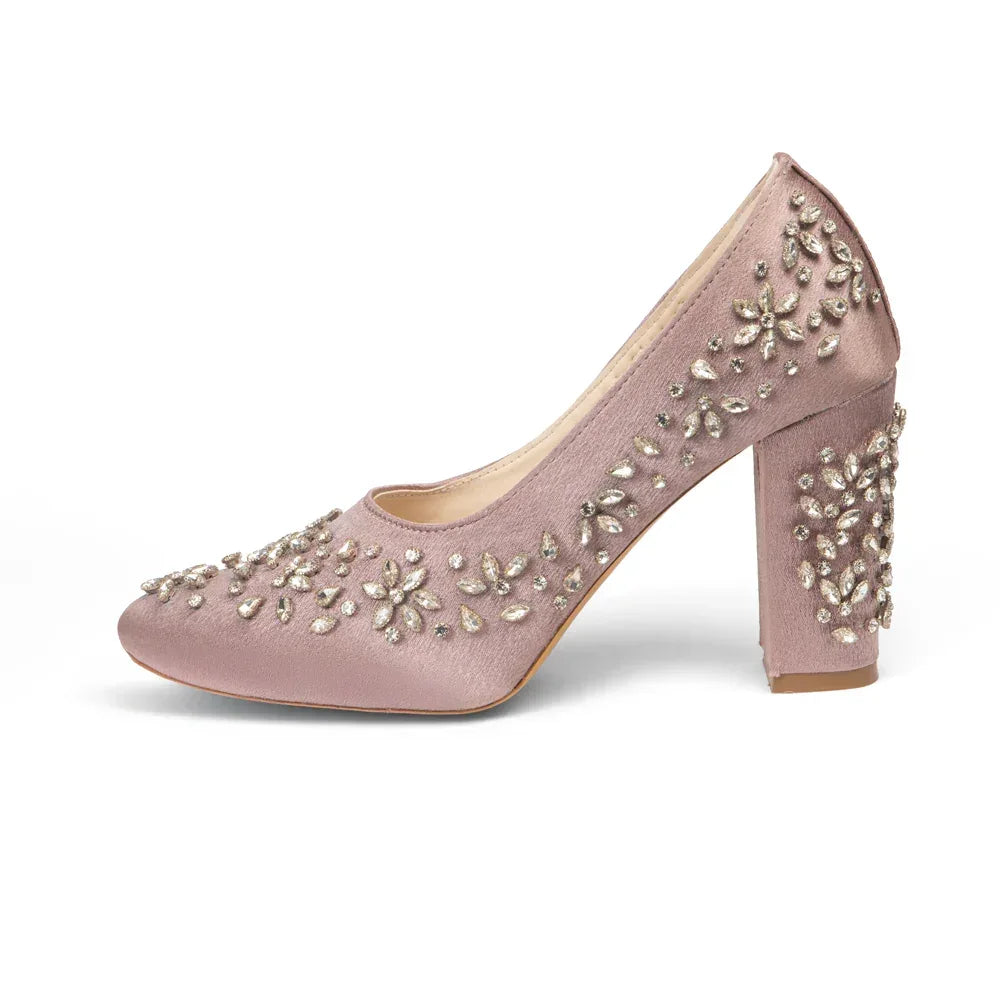 The Mystic Lavender Hand Embellished Luxury Heel Rettrose