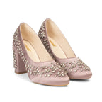 The Mystic Lavender Hand Embellished Luxury Heel Rettrose