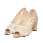 The Moonpetal Grace Hand Embellished Luxury Heel Rettrose
