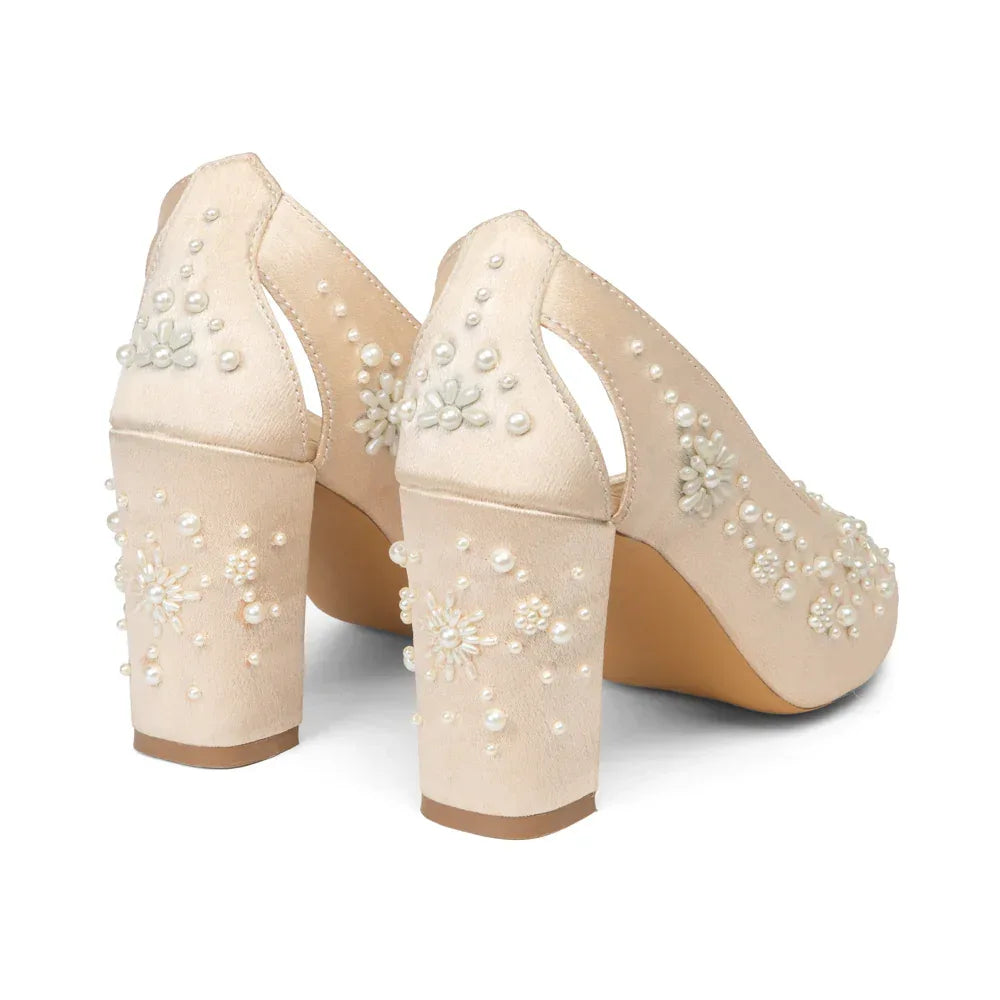 The Moonpetal Grace Hand Embellished Luxury Heel Rettrose