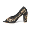 The Golden Vine Hand Embellished Luxury Heel Rettrose
