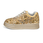 The Cassiana Luxury Gilded Prism Embellished Trainer Rettrose