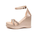 The Leilani Hand Embellished Luxury Wedge Shoe Rettrose
