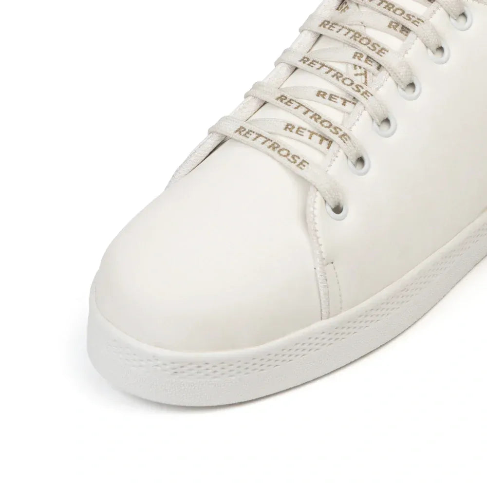 The Lexi White Luxury Embellished Trainer Rettrose