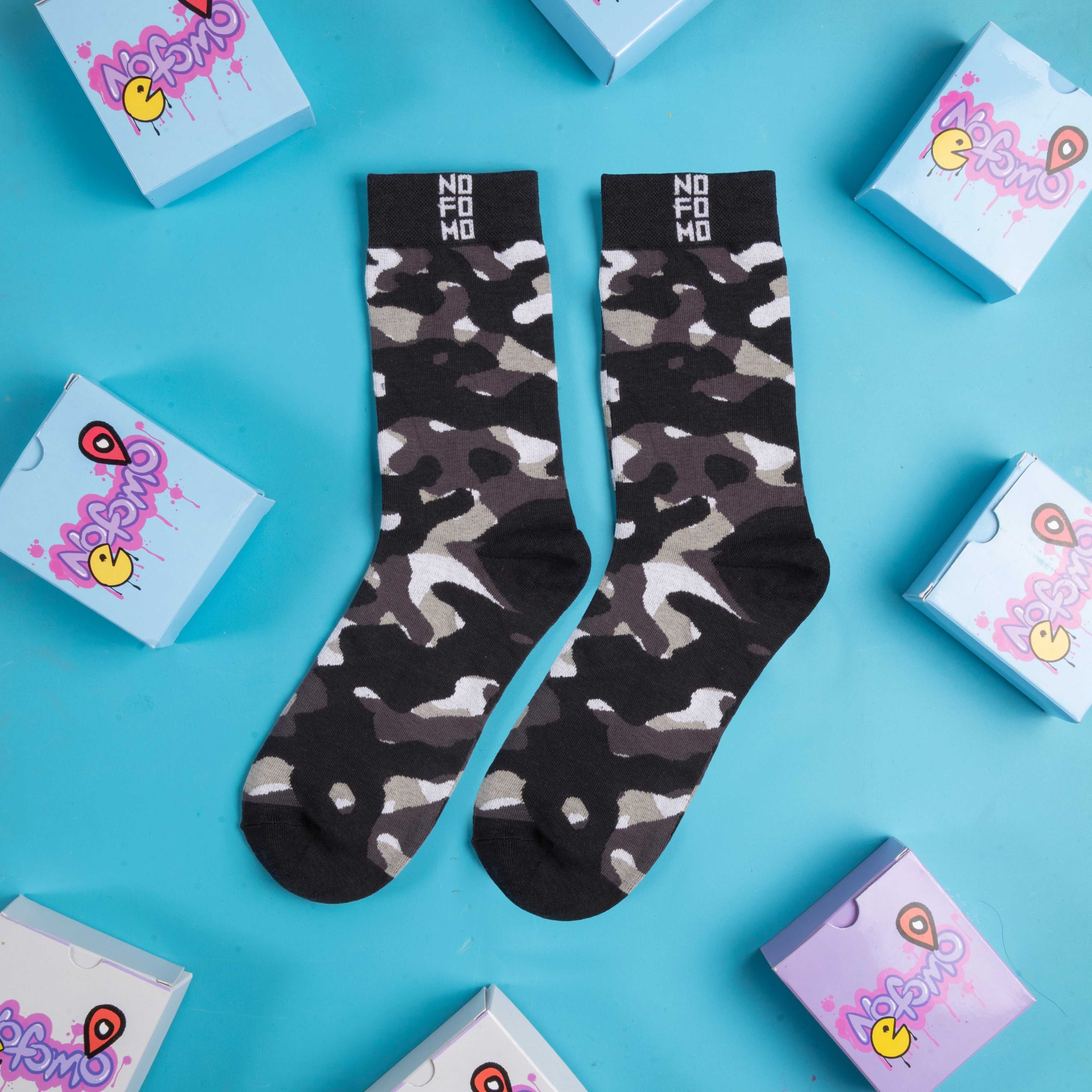 Camo - Crew Length Socks NOFOMO