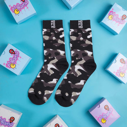 Camo - Crew Length Socks NOFOMO