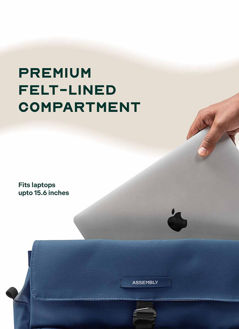 Stark Messenger | Blue | Everyday Office Laptop Bag