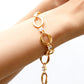 Rani Link Chain Bracelet- American Diamond