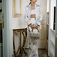 Thai Printed Blazer (as styled by Nancy tyagi at Cannes)