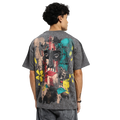 Soul Art Printed Grey T-Shirt FLYAF