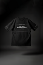 Doing Nothing Black T-Shirt