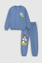 Tom and Jerry Say Cheese Blue Co-Ord Set Nap Chief