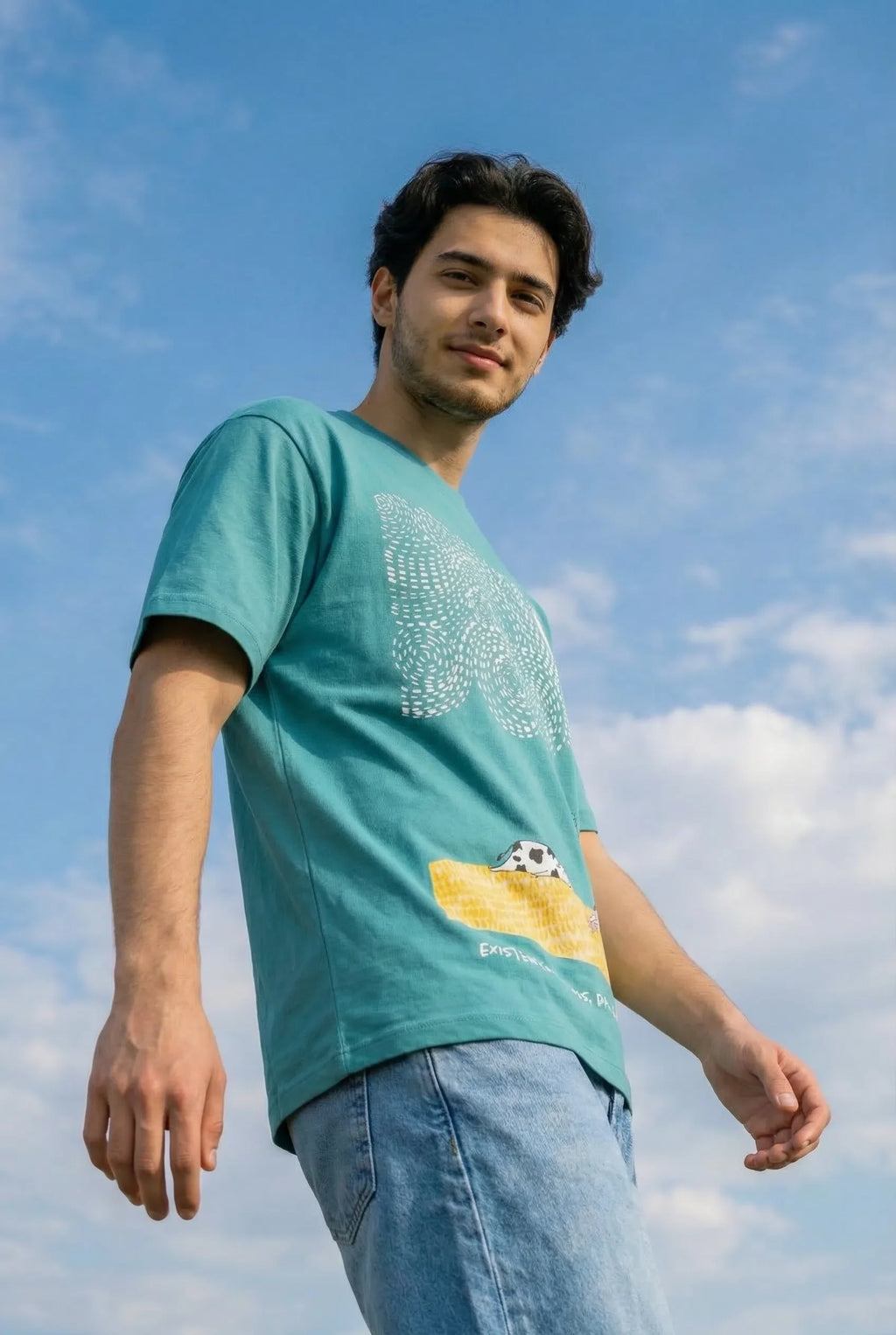 Clouded Mind By Van Gogh Oversized T-Shirt