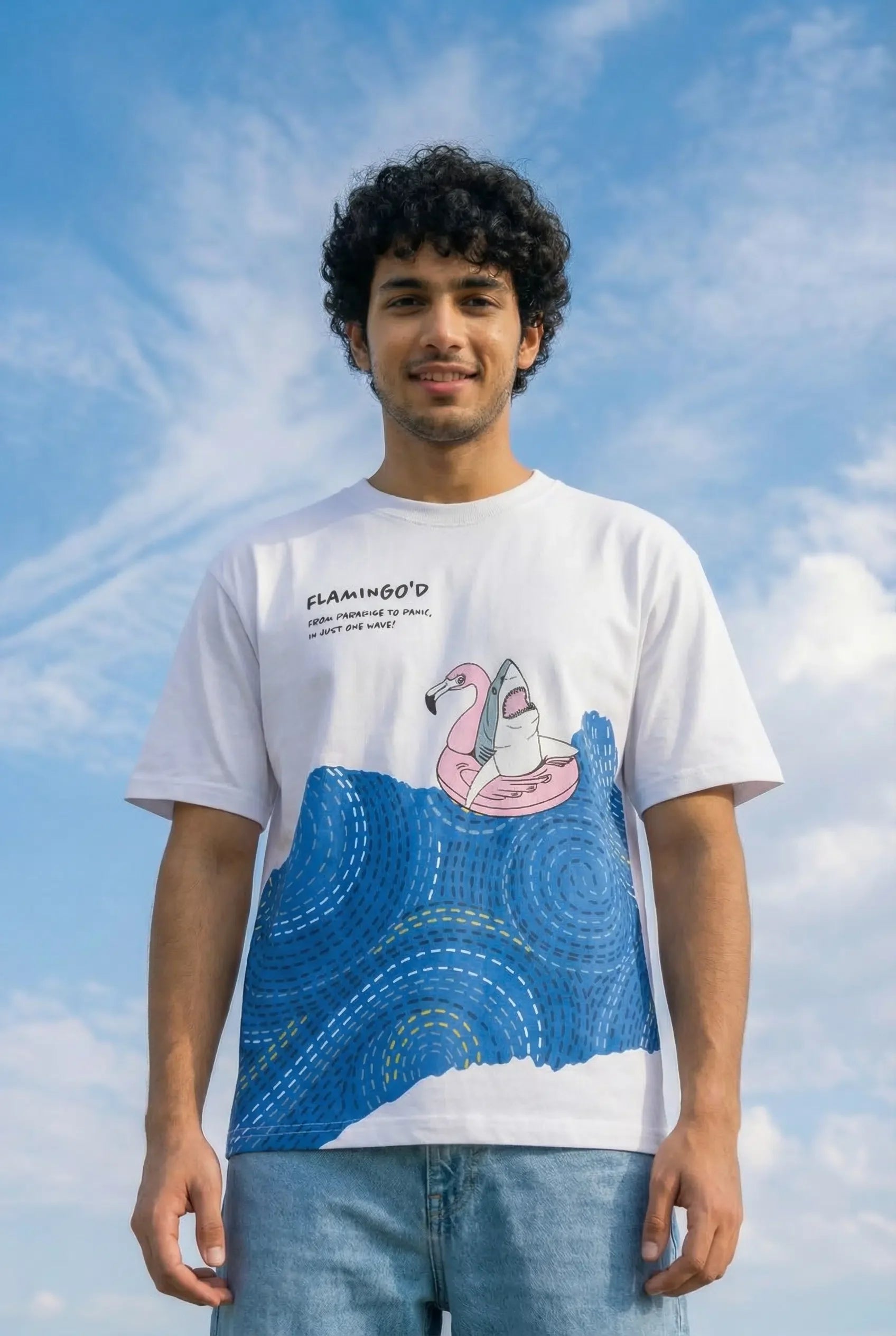 Lost At Sea By Van Gogh Oversized T-Shirt