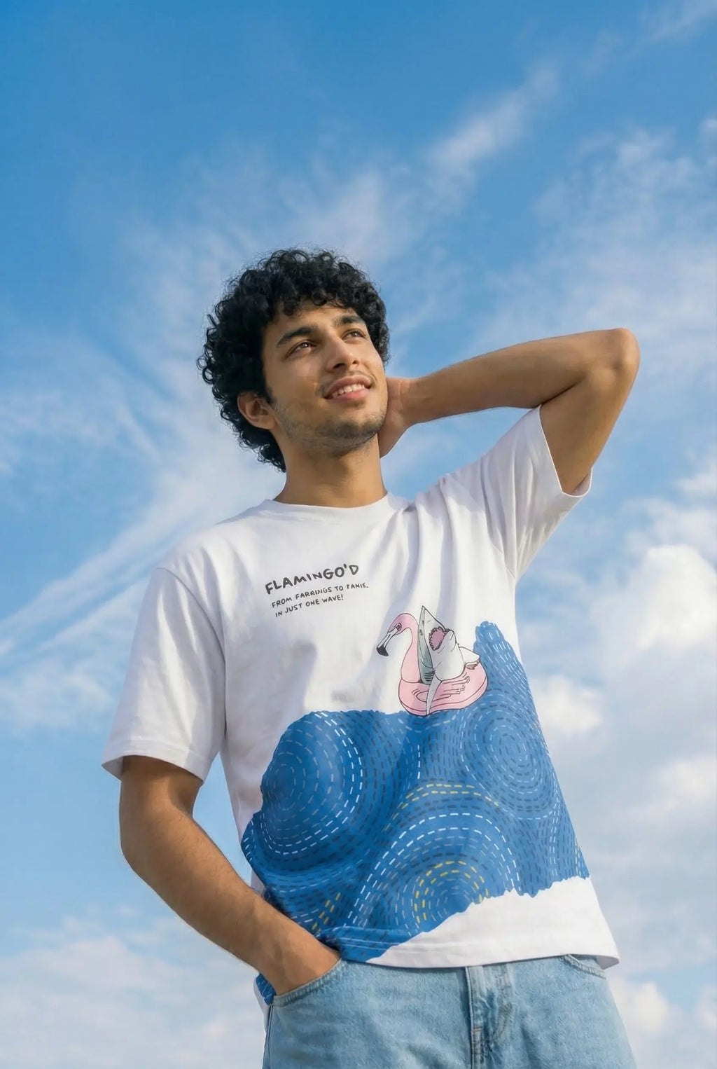 Lost At Sea By Van Gogh Oversized T-Shirt