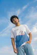 Lost At Sea By Van Gogh Oversized T-Shirt