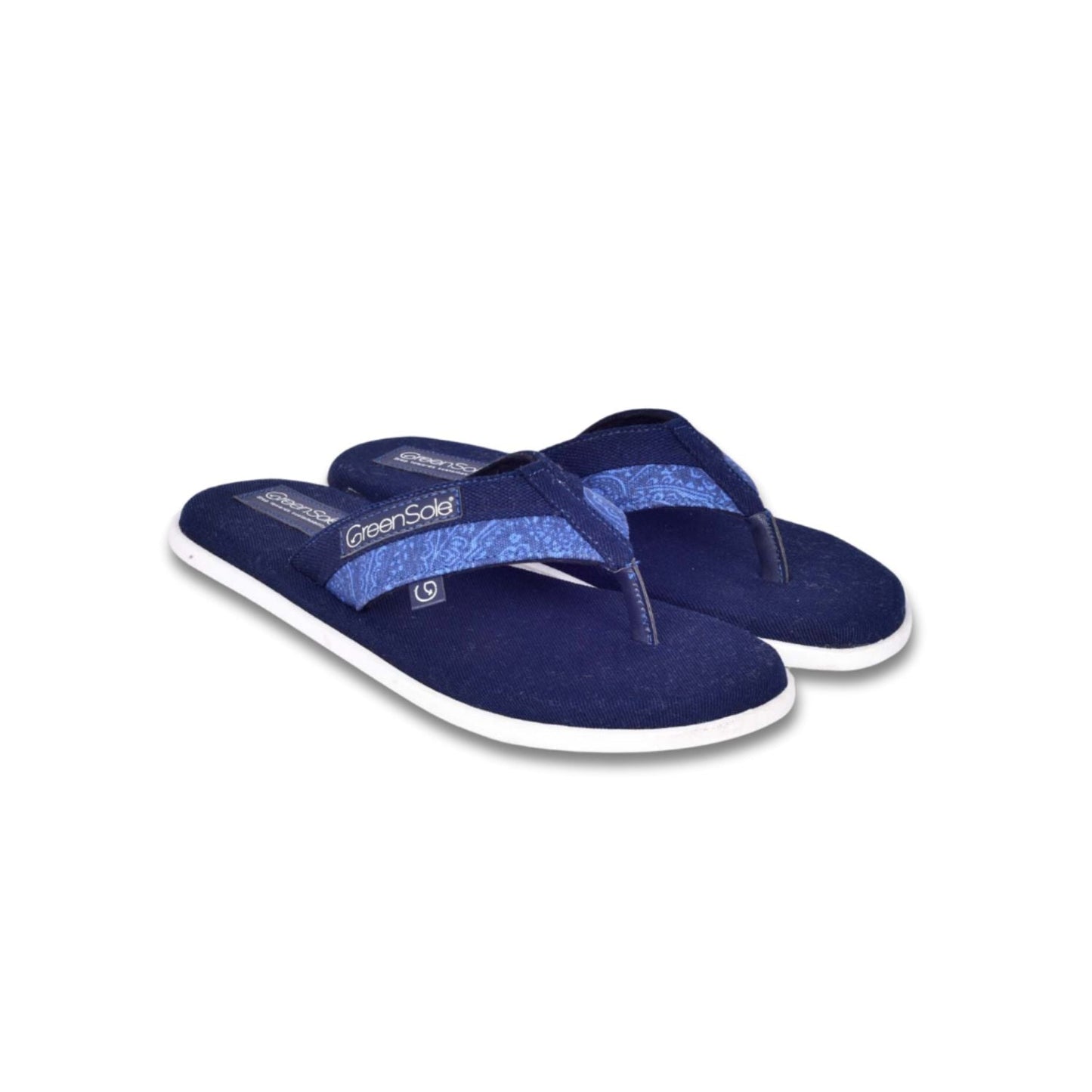 Greensole Amaron Aqua Men's Slippers - Denimblue
