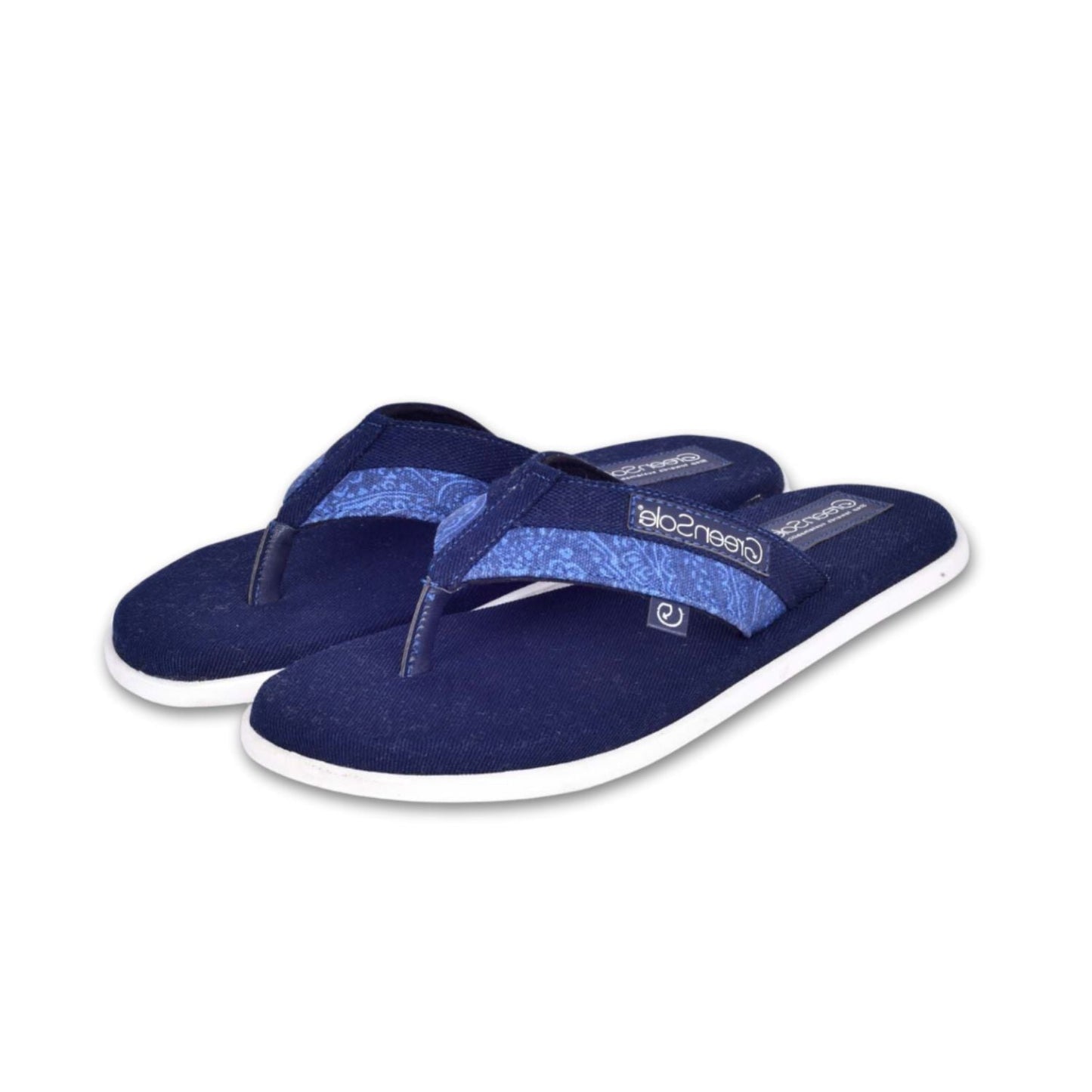Greensole Amaron Aqua Men's Slippers - Denimblue