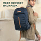 Odyssey Backpack | Navy Blue | Everyday Laptop Backpack