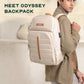 Odyssey Backpack | Beige | Everyday Laptop Backpack
