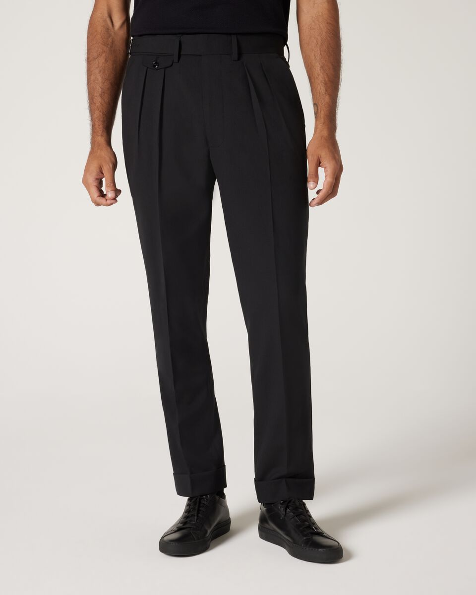 Black Side Buckle Pants – Tailored Fit | by Adam Spirit - Adam Spirit