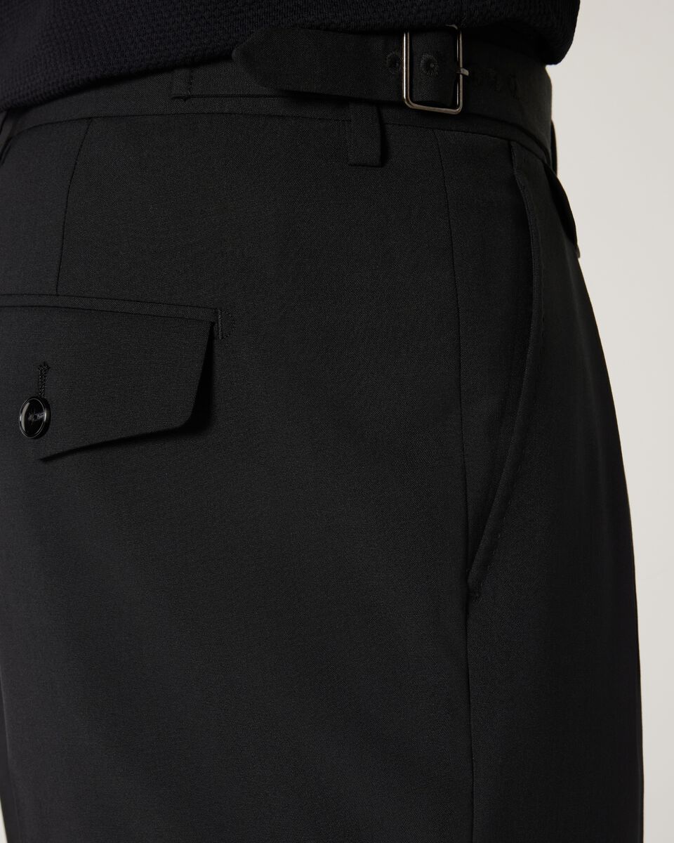 Black Side Buckle Pants – Tailored Fit | by Adam Spirit - Adam Spirit
