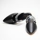 Studded Mules-Black