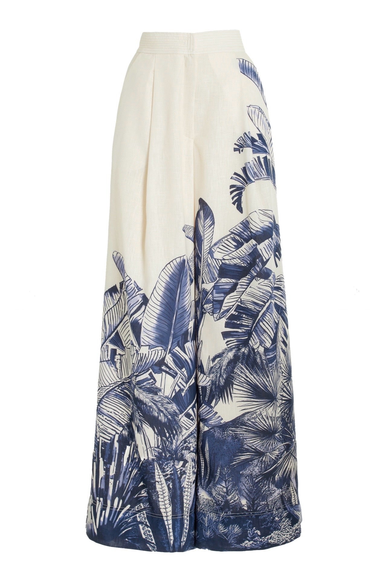 Palm Arena Wide Leg Pant-Shirt Set