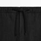 Black Linen Drawstring Pants Relaxed Fit Summer Bottoms for Effortless Comfort - Adam Spirit