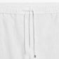 White Linen Drawstring Pants Relaxed Fit Summer Bottoms for Effortless Comfort - Adam Spirit