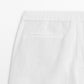 White Linen Drawstring Pants Relaxed Fit Summer Bottoms for Effortless Comfort - Adam Spirit