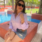 LILAC LINEN SOLID SUMMER SHIRT