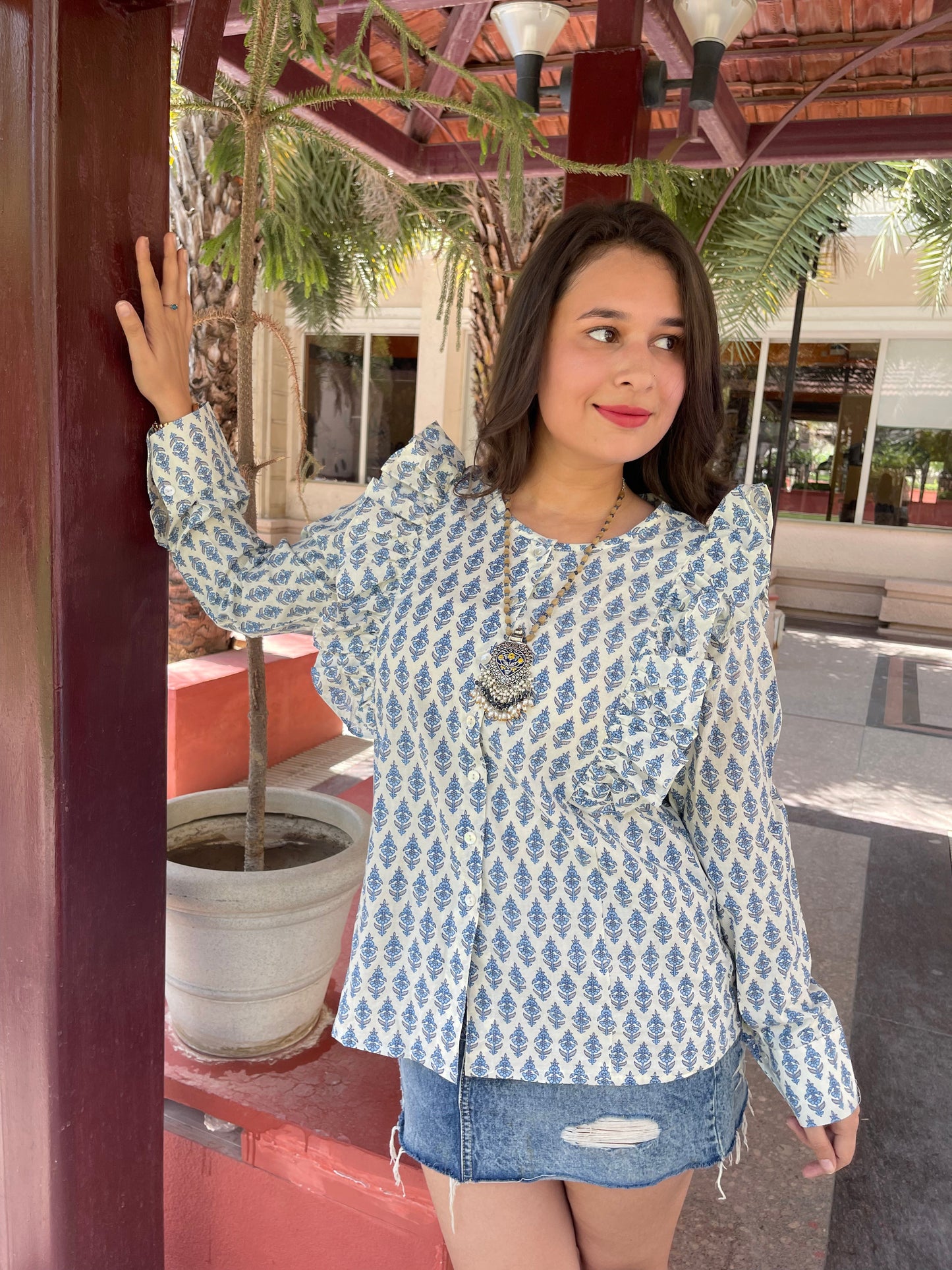 Butta Ruffle shirt