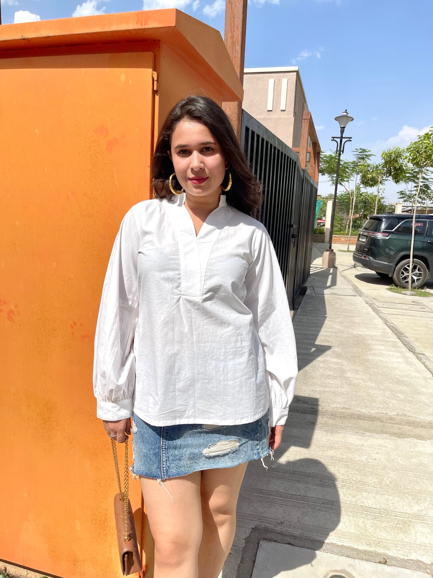 PRISTINE WHITE SUMMER PREETI TOP