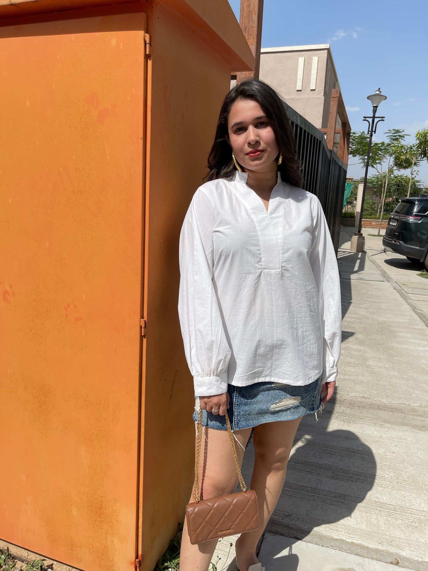 PRISTINE WHITE SUMMER PREETI TOP